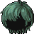 Night Walker Knight Hair, green