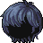 Night Walker Knight Hair, blue