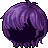 Night Walker Knight Hair, purple