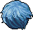 Nicky Hair, blue