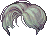Dark Red Carpet Hair, green