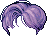 Dark Red Carpet Hair, purple