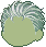 All Back Hair, green