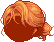 Man Bun Hair, orange