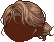 Man Bun Hair, brown