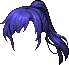 Simple Ponytail, blue