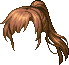 Simple Ponytail, brown