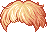 Fluffy Yarn Hair, orange