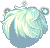 Wavy Lone Wolf Hair, green