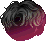 Black Hushy Hair, red