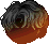 Black Hushy Hair, orange
