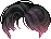 Black Red Carpet Hair, red