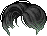 Black Red Carpet Hair, green