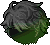 Black Jerome Hair, green