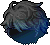 Black Jerome Hair, blue