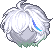Snowy Night Hair, green
