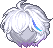 Snowy Night Hair, purple