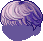 Gently Flowing Hair, purple