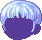 Coffin Keeper Hair, blue