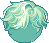 Cold-Hearted Hair, green