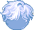 Cold-Hearted Hair, blue