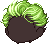 Two-Toned Wild Rider Hair, green