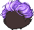 Two-Toned Wild Rider Hair, purple
