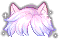 Greedy Cat Hair (M), purple