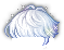 Foggy Silence Hair, blue