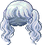 Ash Bubbly Hair, blue