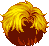 Timid Heart Perm Hair, blonde