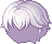 Curly Bubble Hair, purple