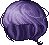 Lamb-tail Hair, purple