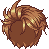 Friends World Kinesis Hair, brown