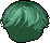 Flora Ark Hair, green