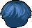Flora Ark Hair, blue