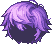 Dimensional Hero Hair, purple