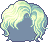 Boyish Charm Hair, green