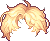 Temporal Rampage Hair, blonde