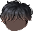 Black Feathered Bed Head, brown