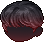 Black Forte Hair, red