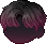 Black Parted Boyish Hair, red
