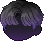 Black Parted Boyish Hair, purple