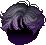 Black Soft Pearl Hair, purple