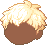 Teensy Yarn Hair, blonde