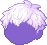 Teensy Yarn Hair, purple