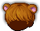 Gentle Teddy Hair, orange