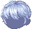 Lingering Hair, blue