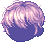 Lingering Hair, purple