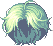 Naturally Set Perm, green